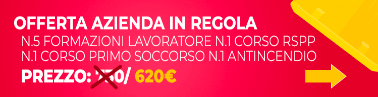 Offerta Azienda in Regola
